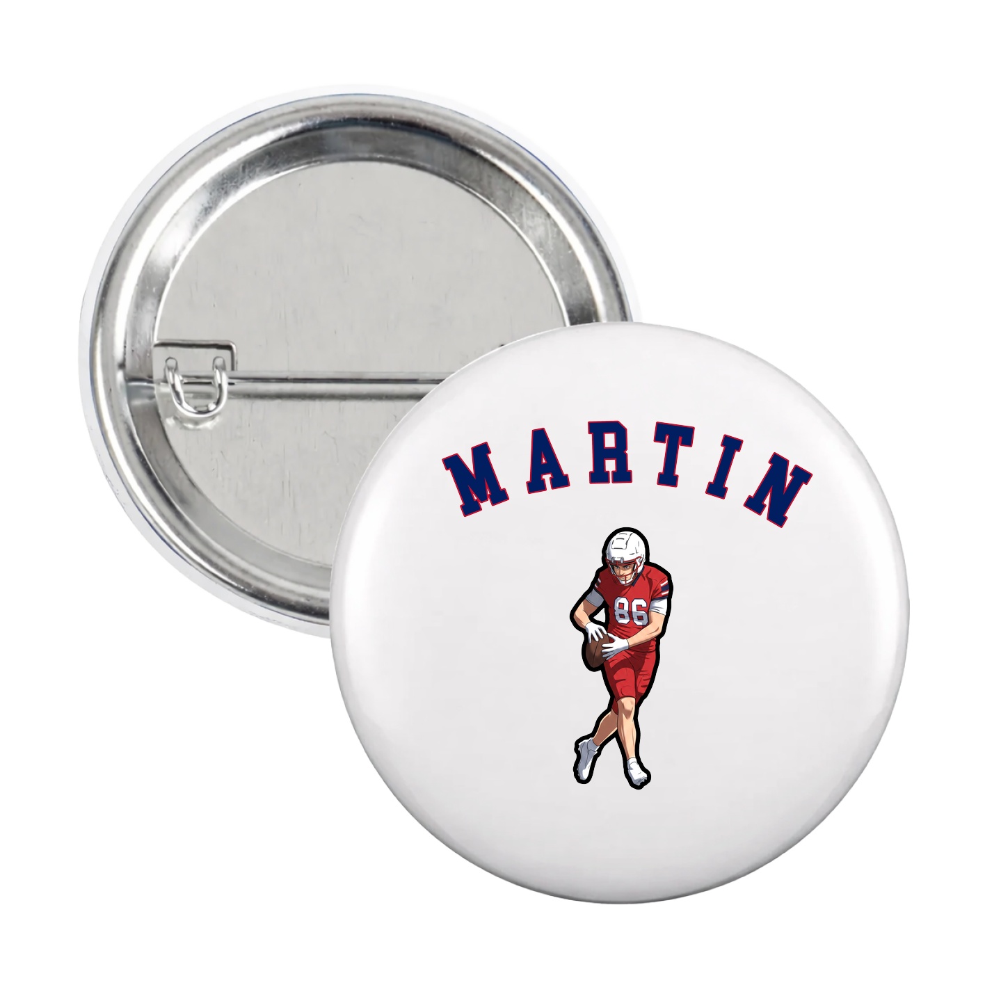 Game Day Button — Shirsey Arch in White
