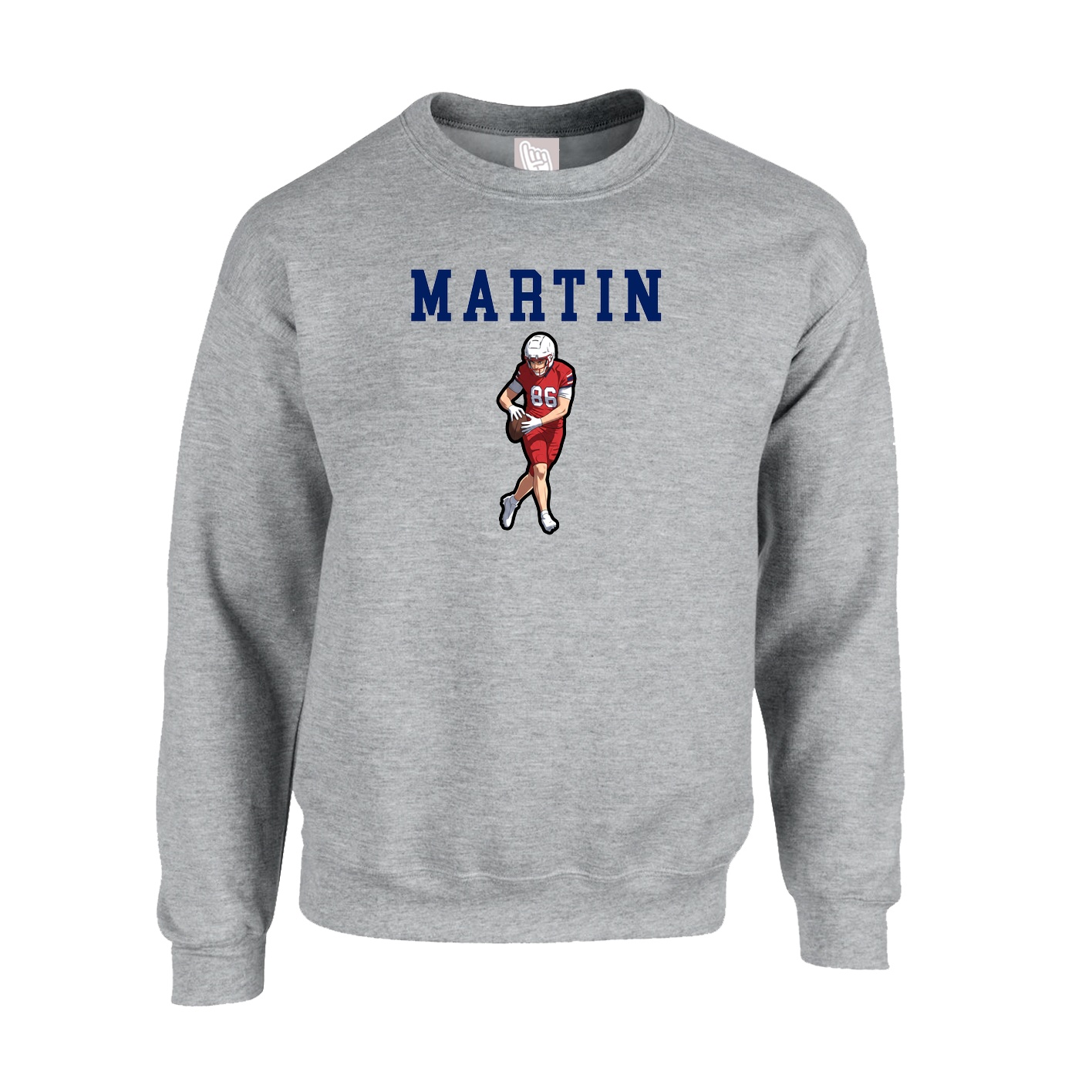 Fleece Crew — Shirsey in Grey