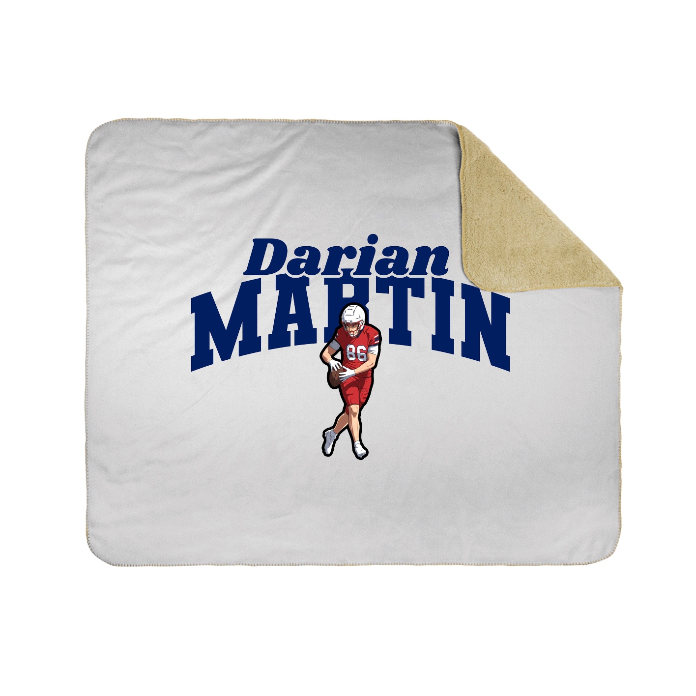 Throw Blanket — Signature Arch in White