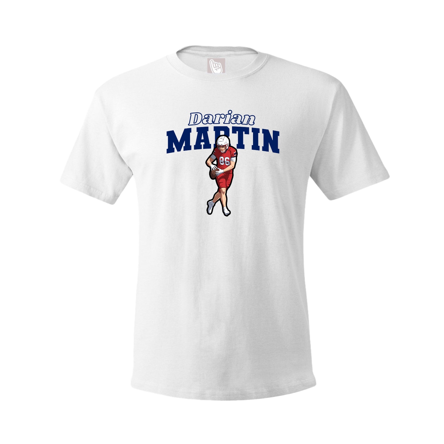 Tee — Name Arch in White