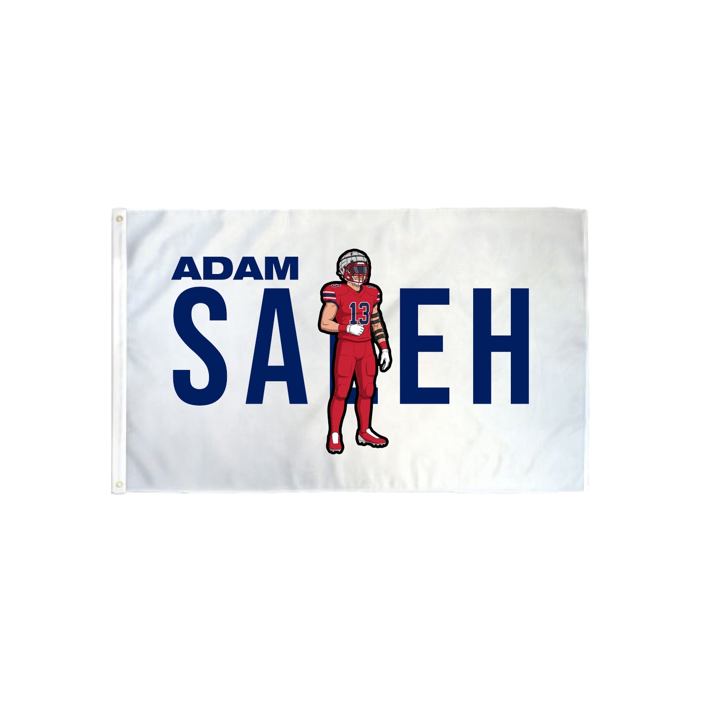 3x5 Flag — Player Name in Classic