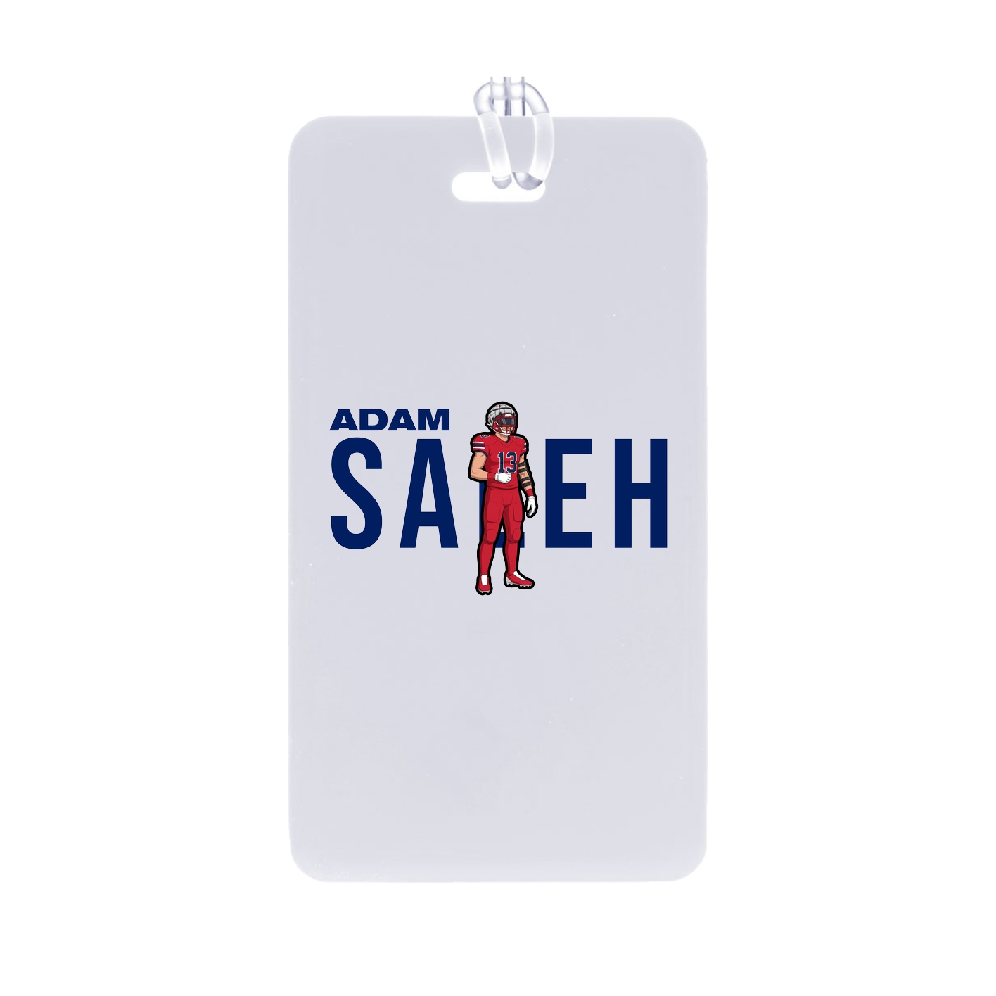 Bag Tag — Player Name in Classic