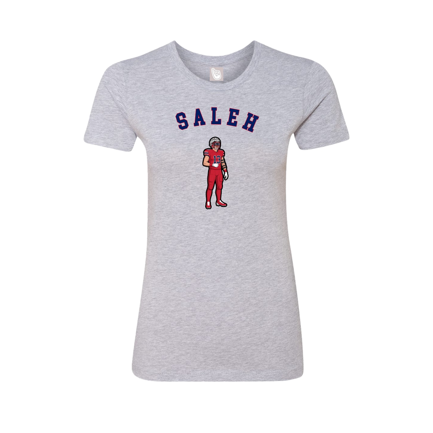 Fitted Women's Tee — Shirsey Arch in Grey