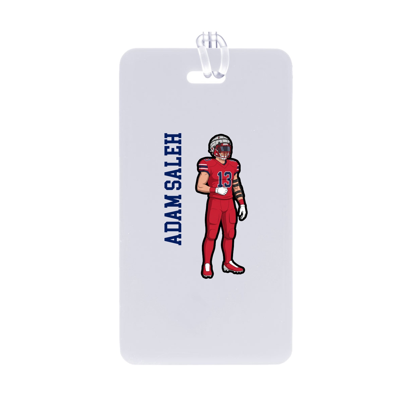 Bag Tag — Name Vertical in Classic