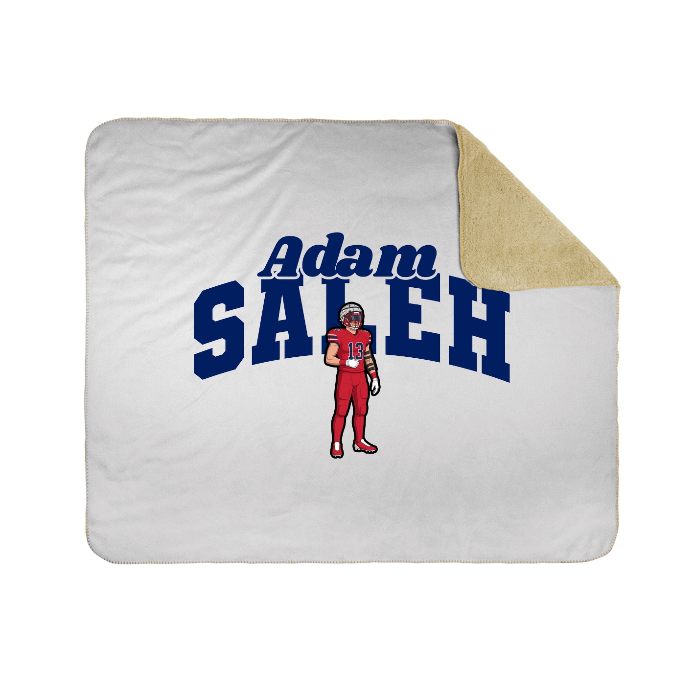 Throw Blanket — Signature Arch in White