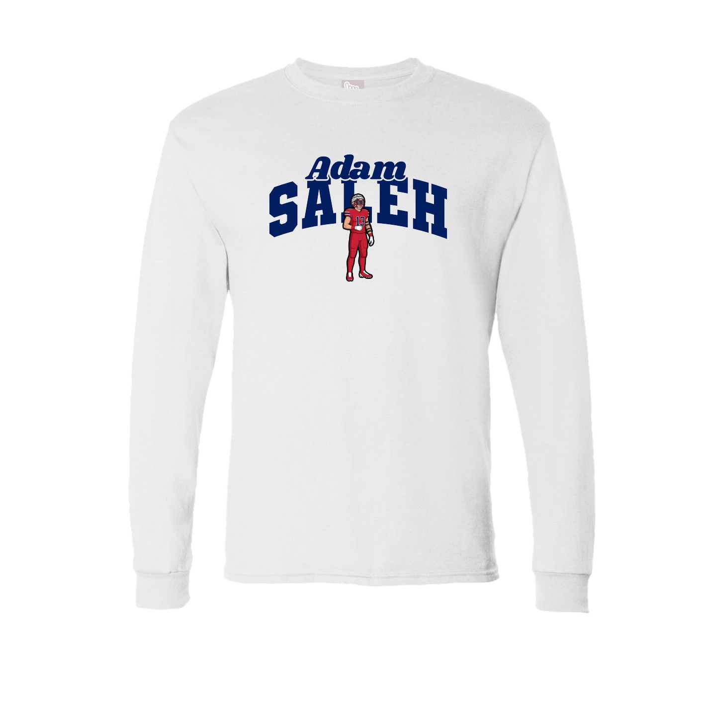 Long Sleeve Tee — Signature Arch in White