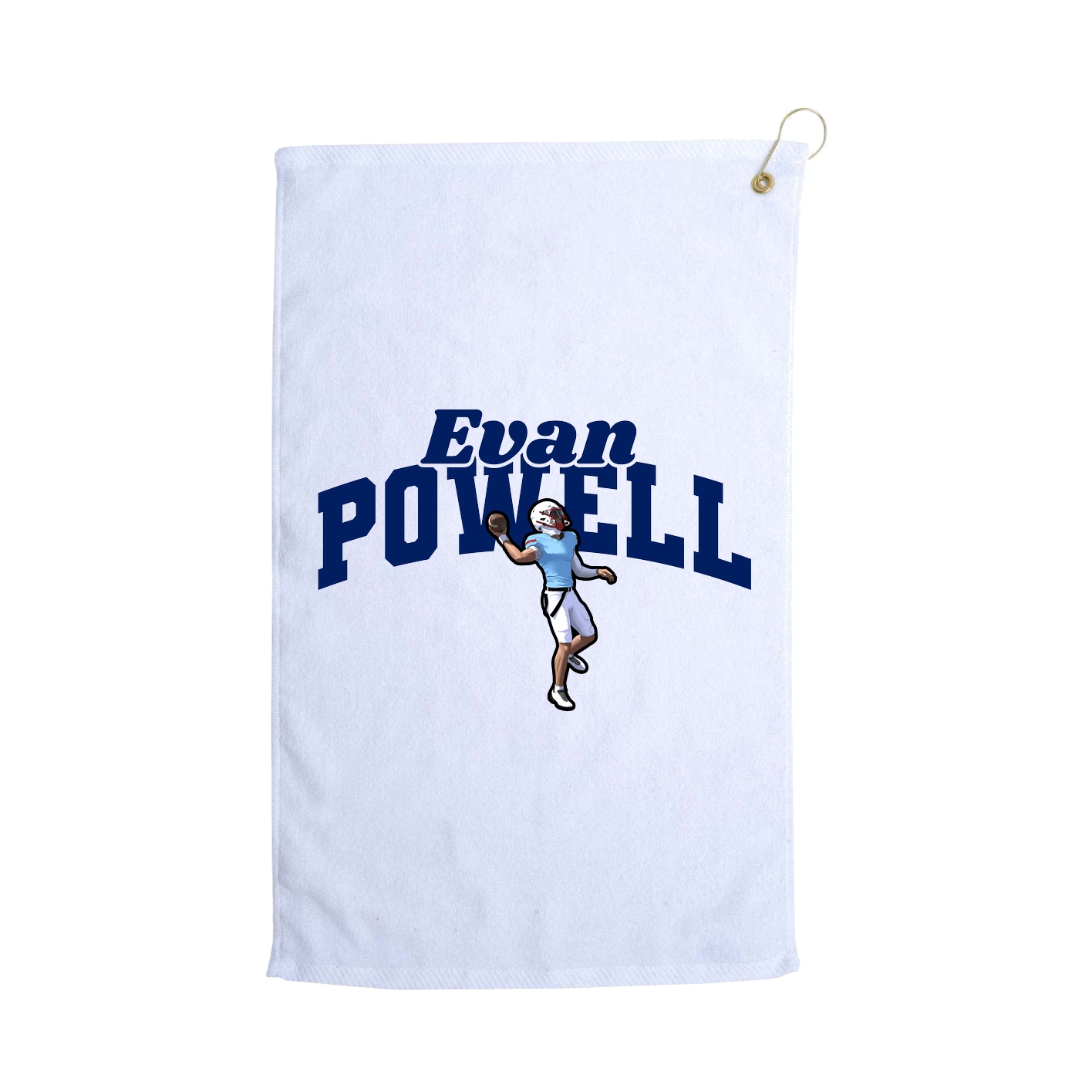 Golf Towel — Signature Arch in White