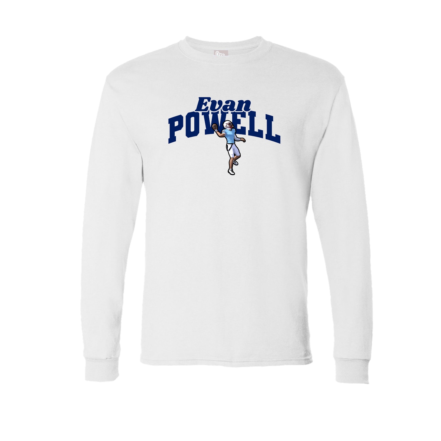 Long Sleeve Tee — Signature Arch in White