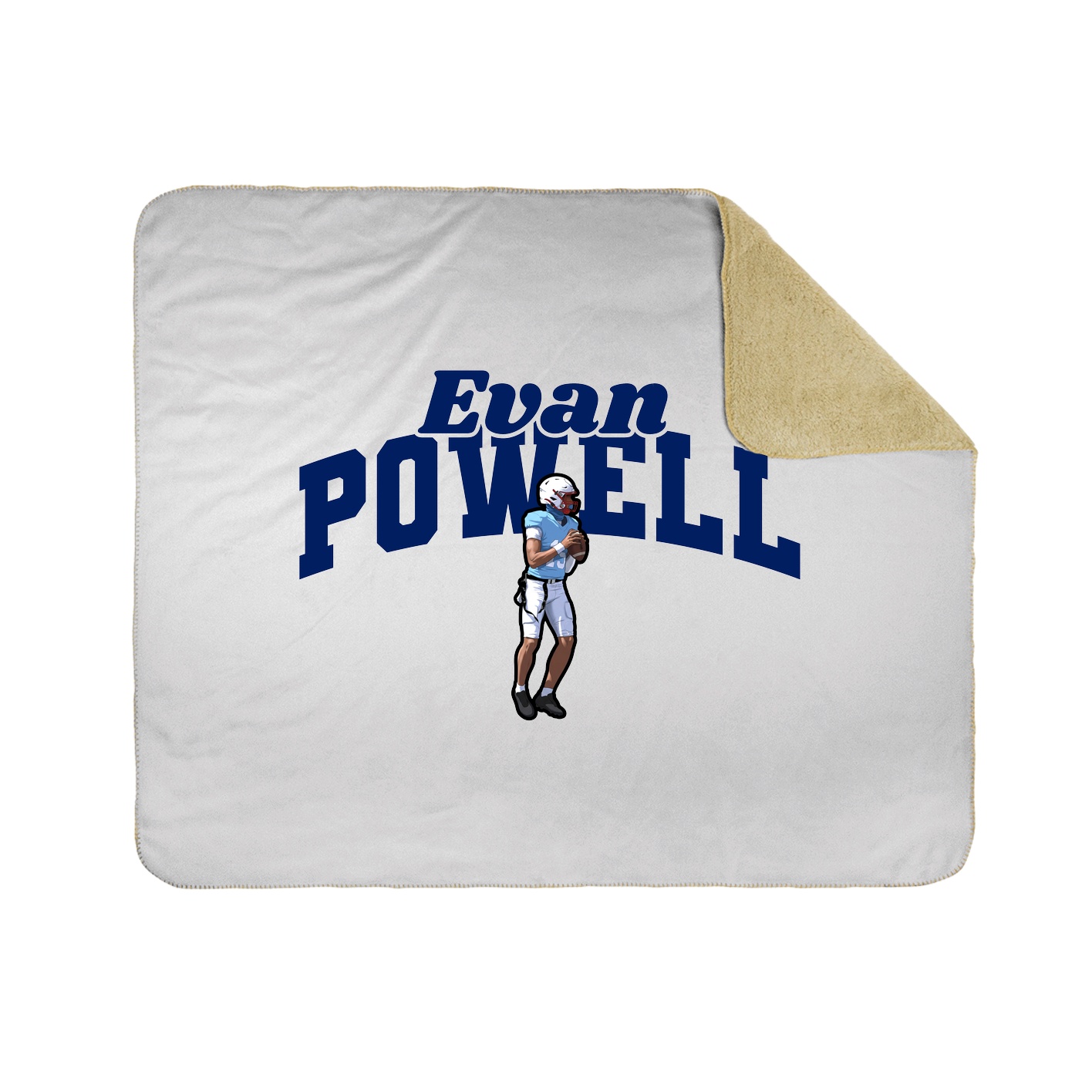 Throw Blanket — Signature Arch in White