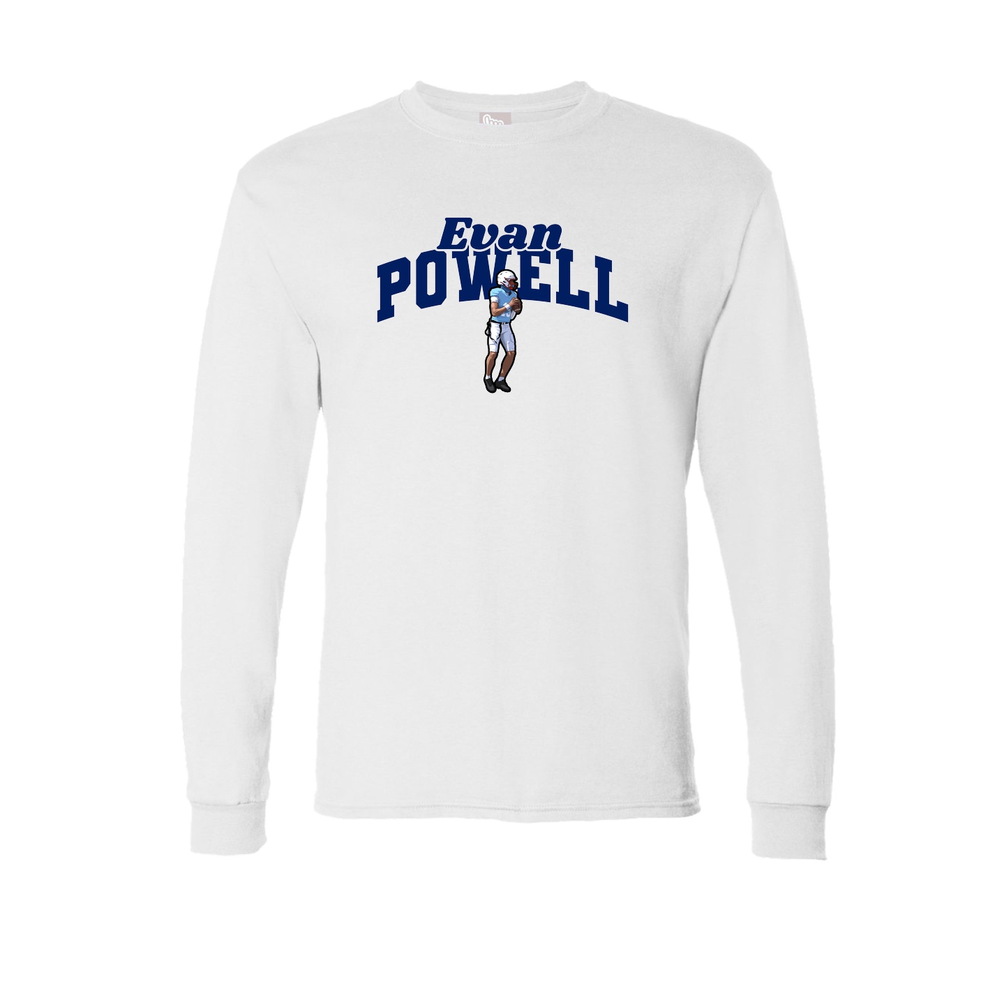 Long Sleeve Tee — Signature Arch in White