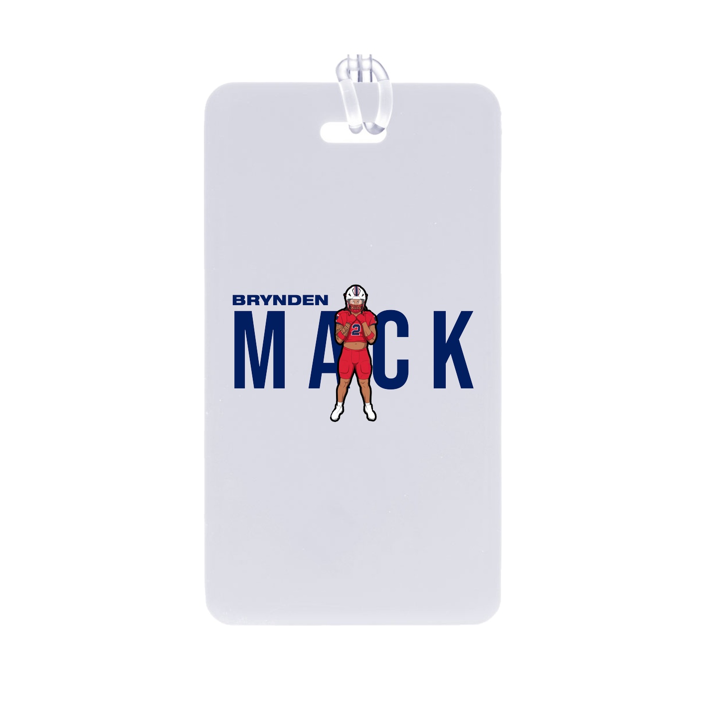 Bag Tag — Player Name in Classic