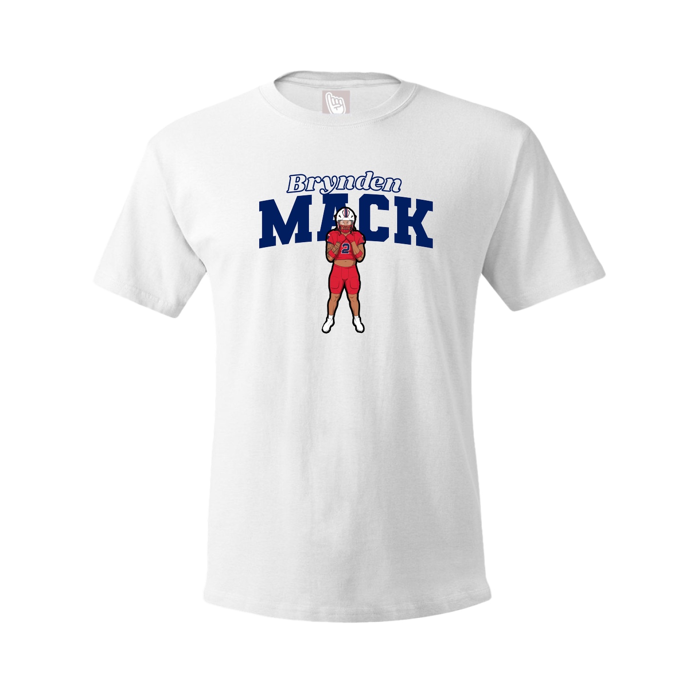 Tee — Name Arch in White