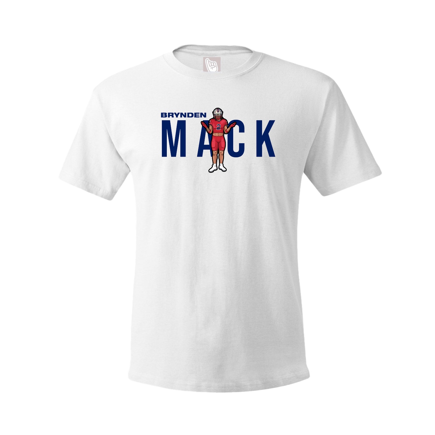 Youth Tee — Player Name in White