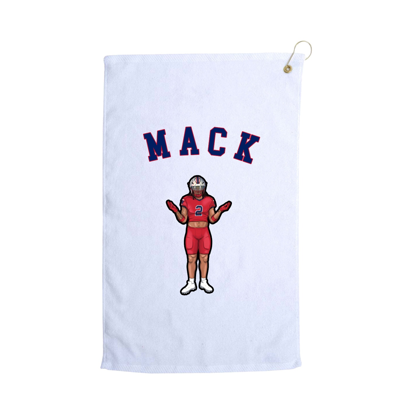 Golf Towel — Shirsey Arch in White