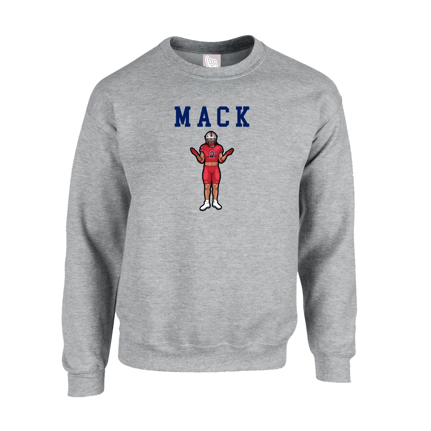 Fleece Crew — Shirsey in Grey