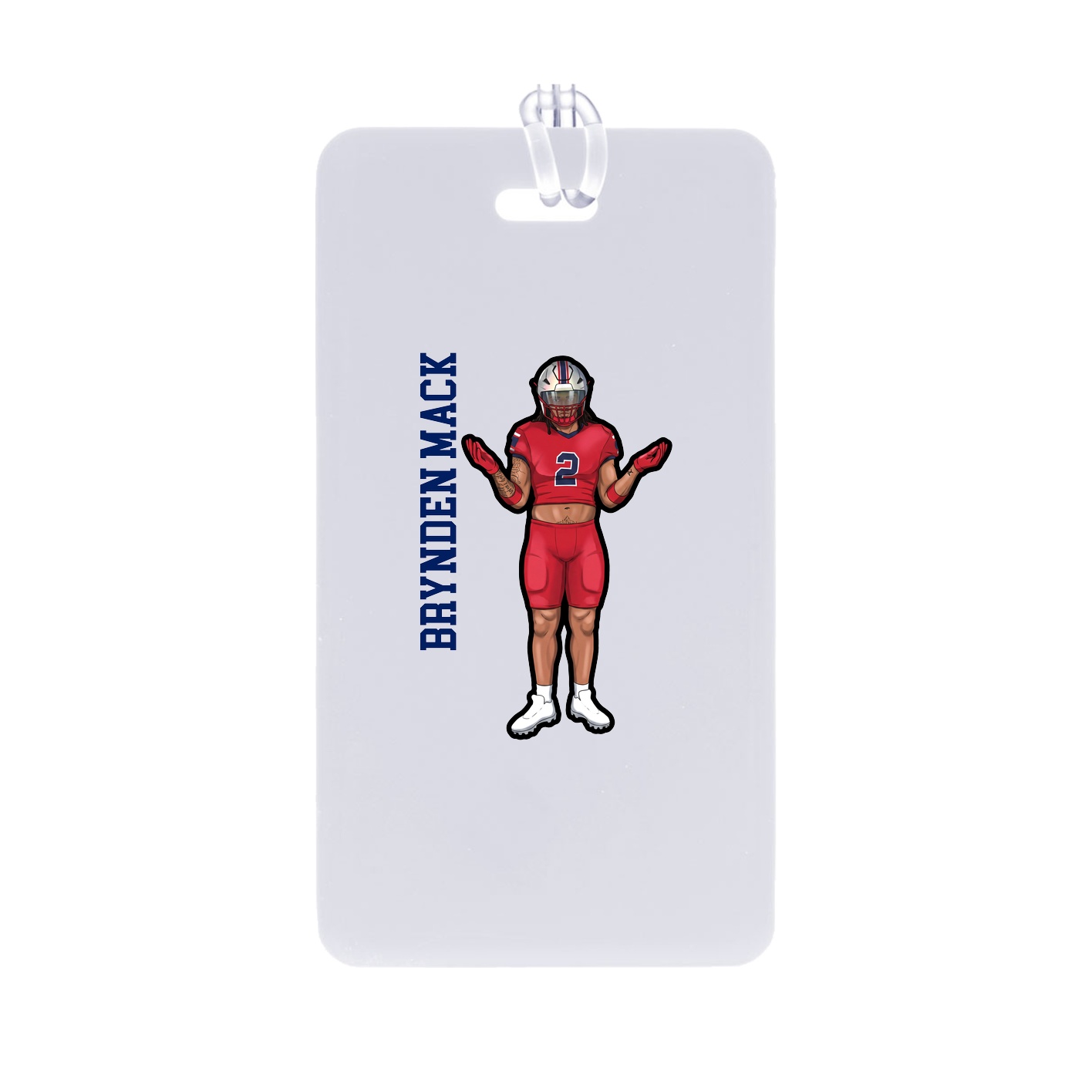 Bag Tag — Name Vertical in Classic