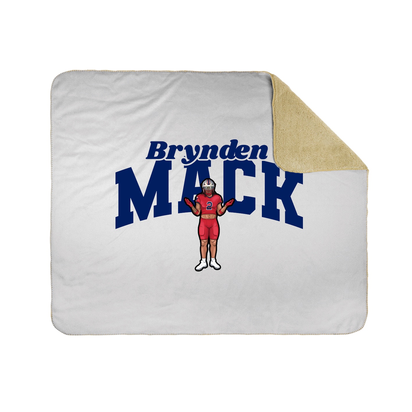 Throw Blanket — Signature Arch in White