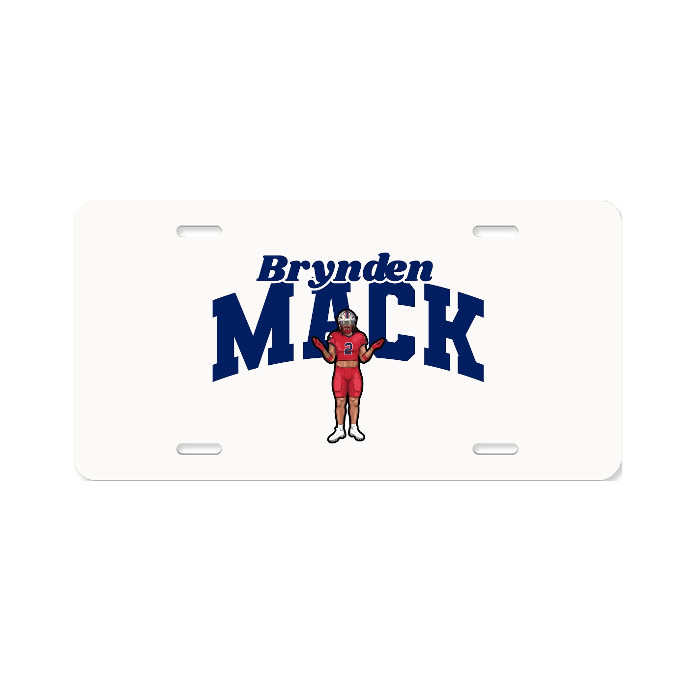 License Plate — Signature Arch in Classic