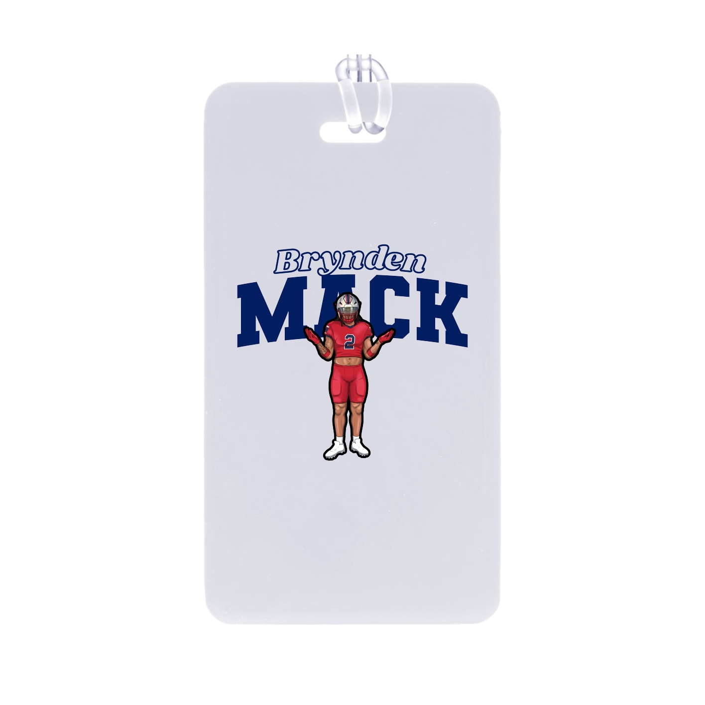 Bag Tag — Name Arch in Classic