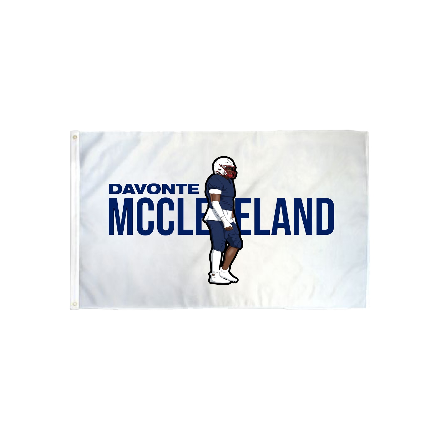 3x5 Flag — Player Name in Classic