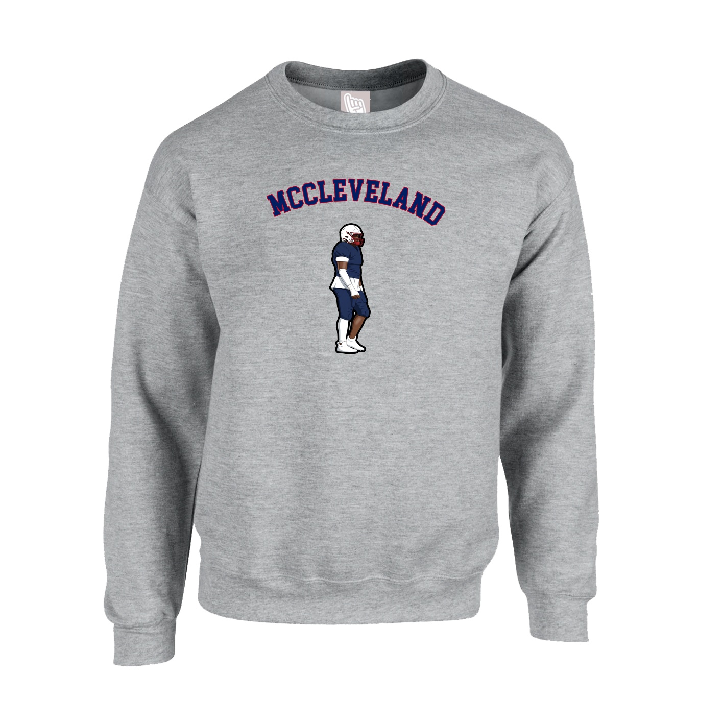 Fleece Crew — Shirsey Arch in Grey