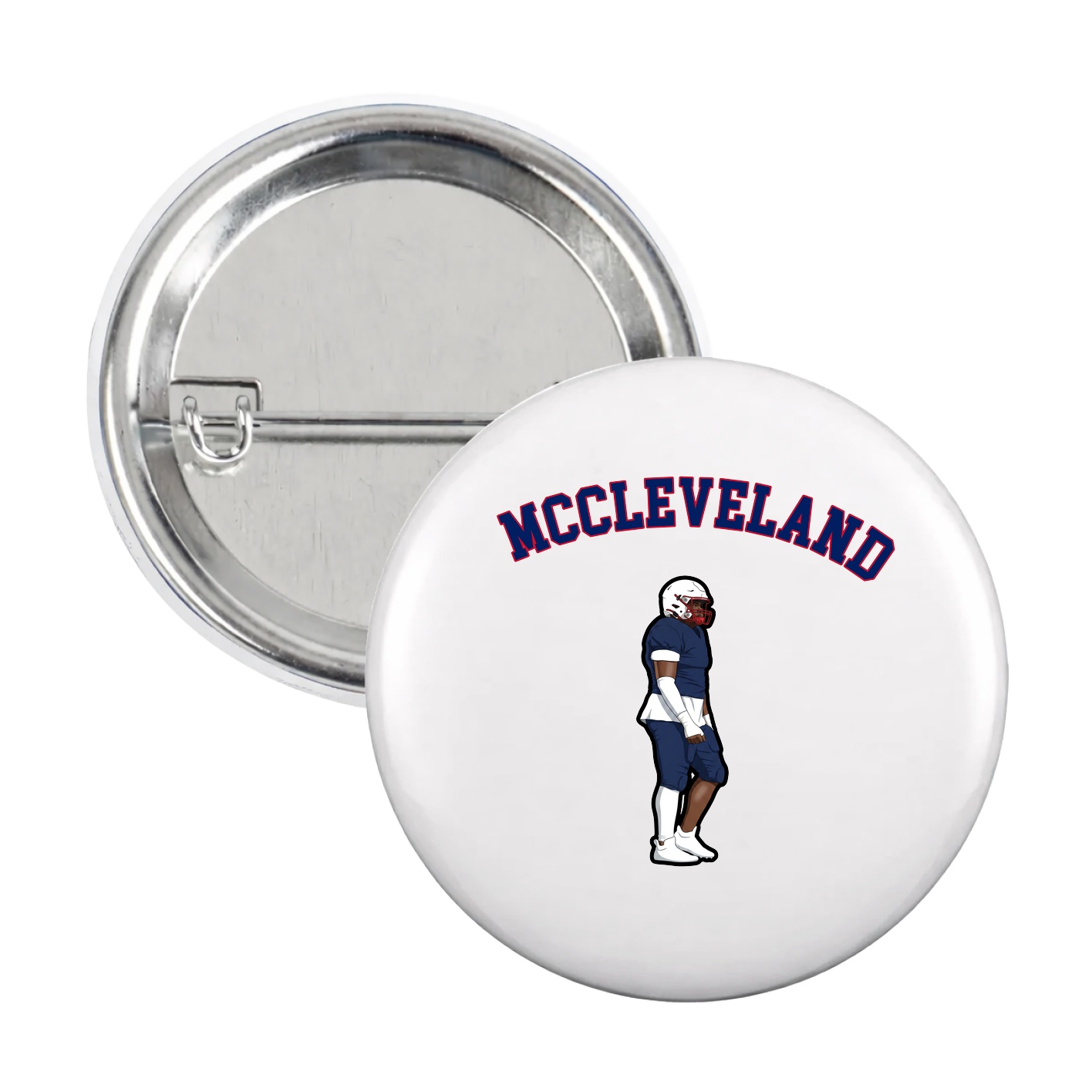 Game Day Button — Shirsey Arch in White