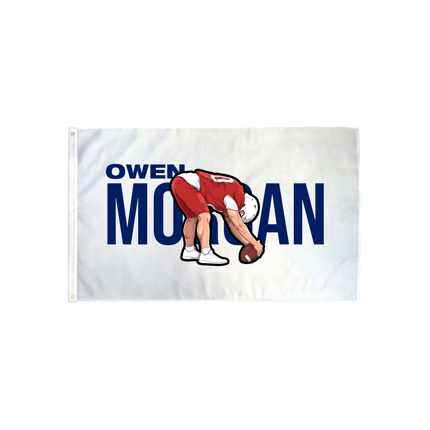 3x5 Flag — Player Name in Classic