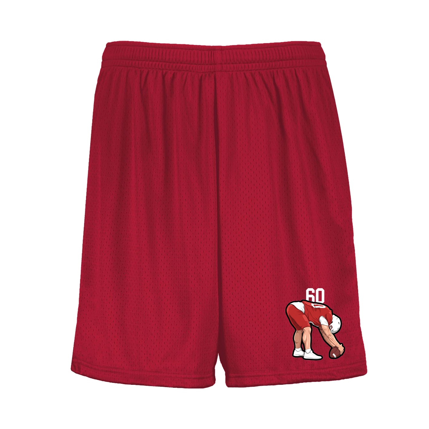 Shorts — Number Top in Red