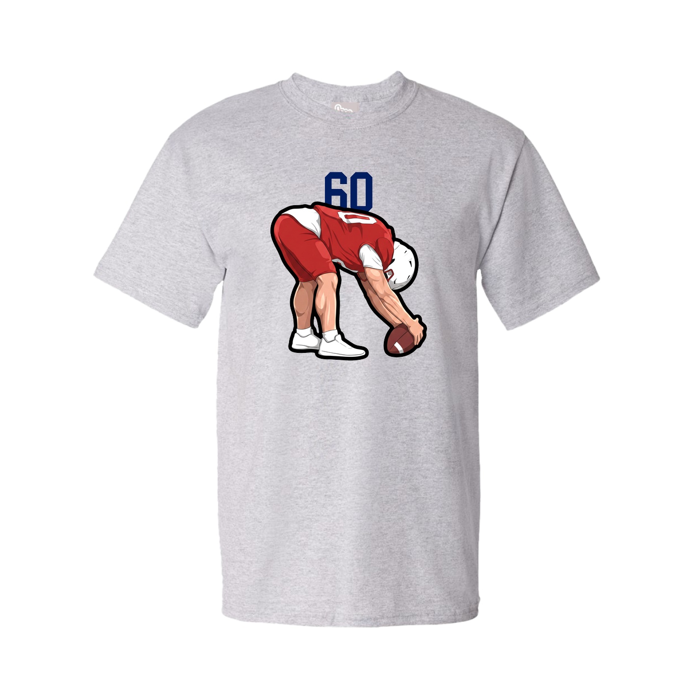 Tee — Number Top in Grey