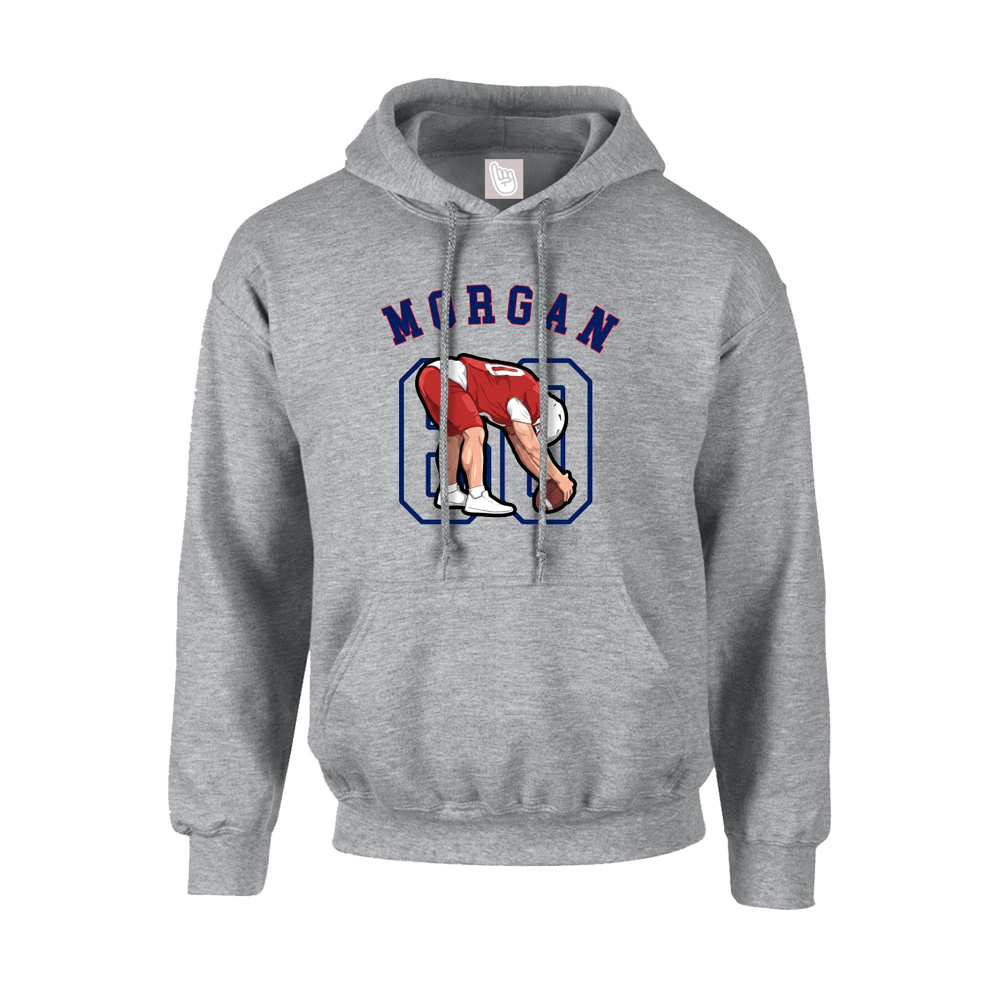 Youth Hoodie — Shirsey Arch in Grey