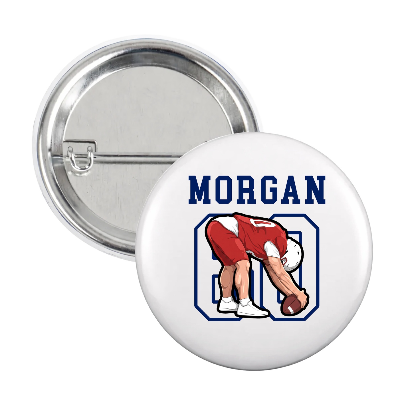 Game Day Button — Shirsey in White