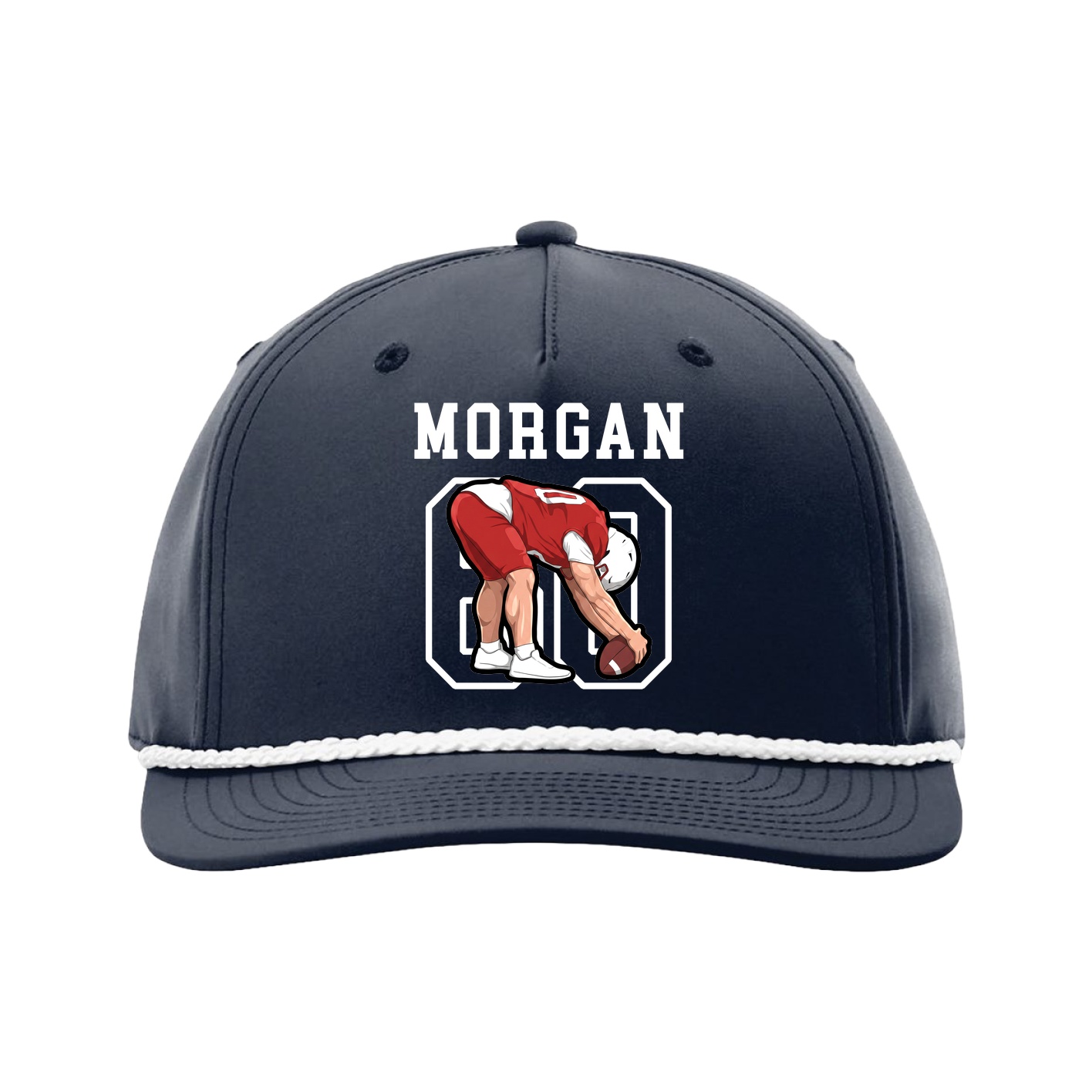 Five-Panel Classic Rope Cap — Shirsey in Navy