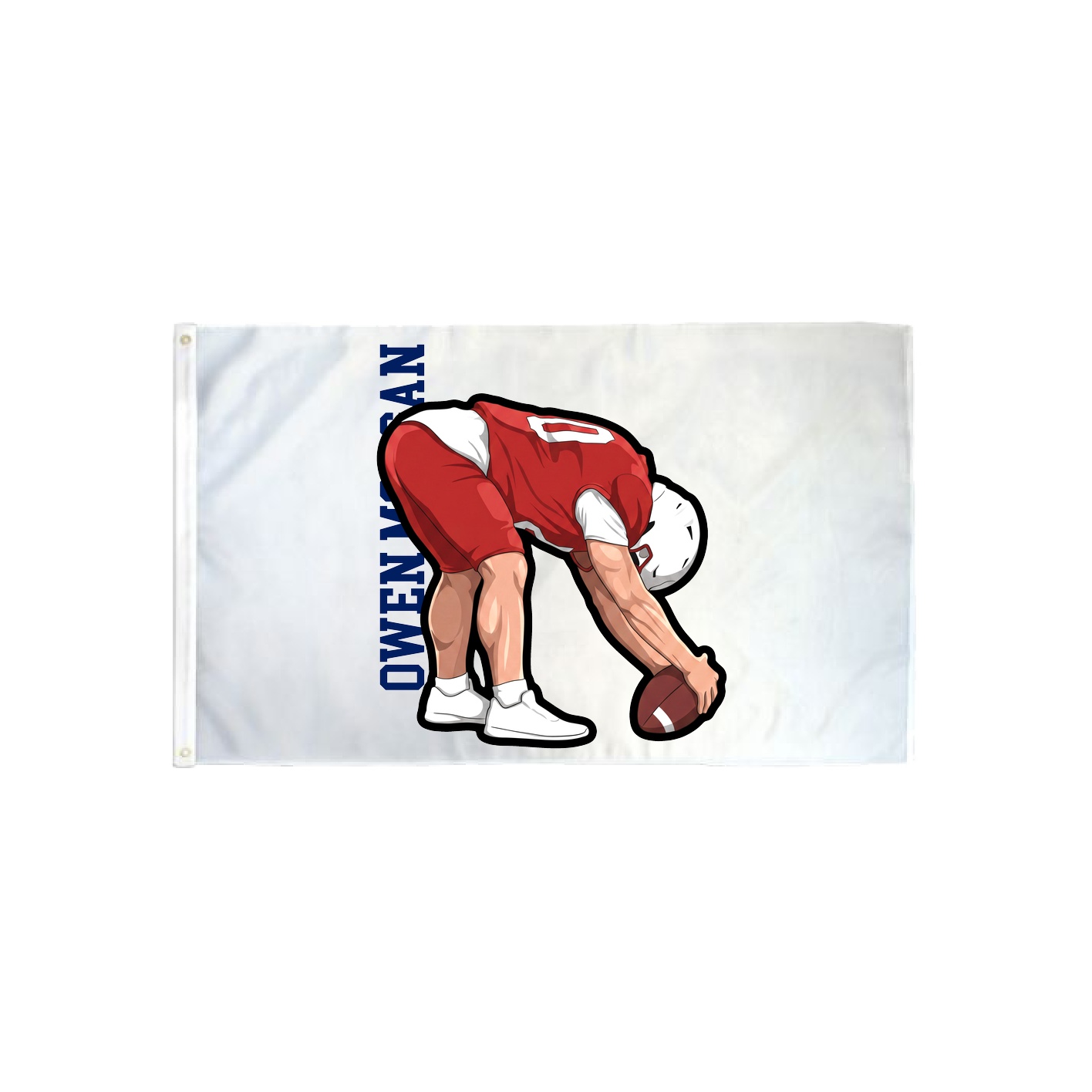 3x5 Flag — Name Vertical in Classic