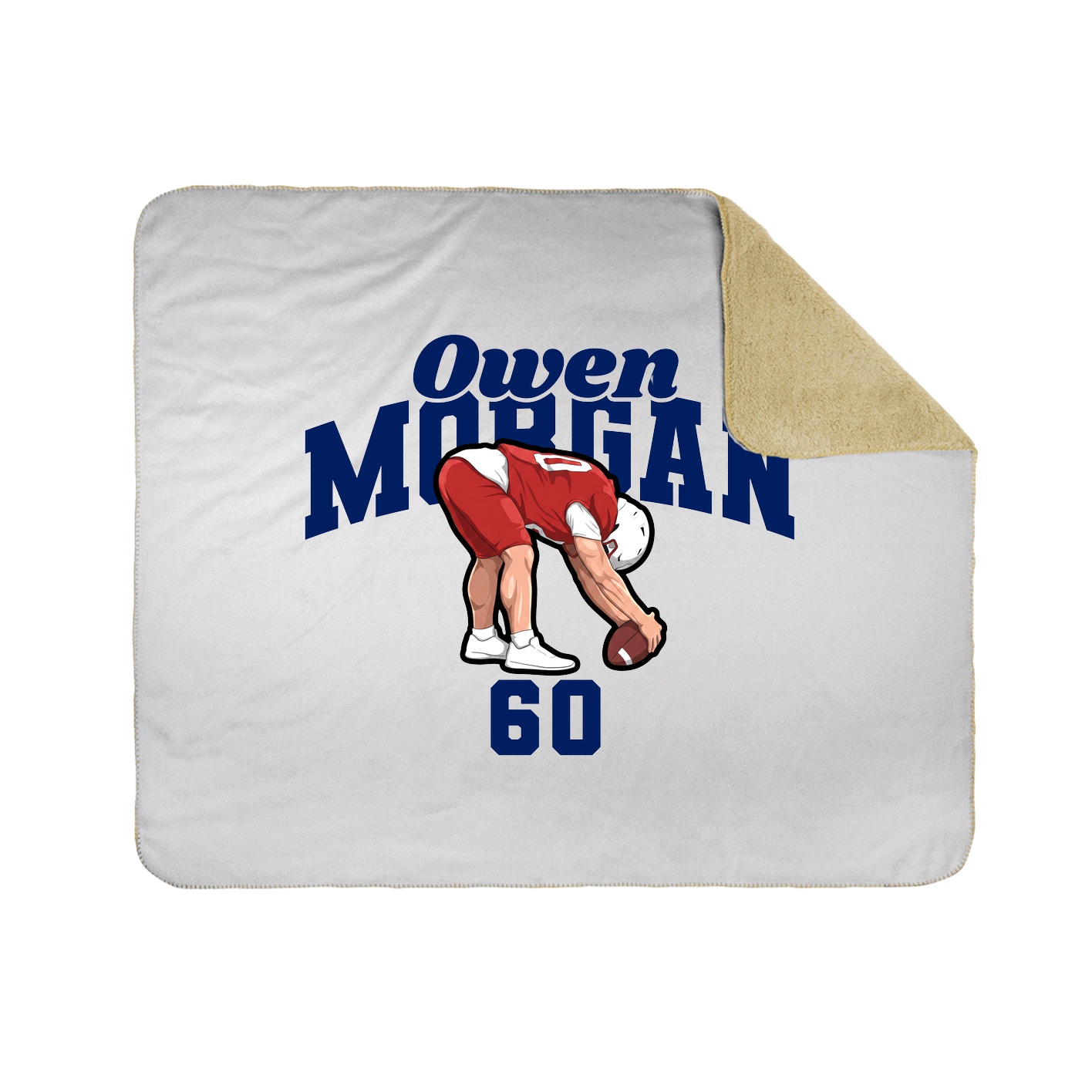 Throw Blanket — Signature Arch in White