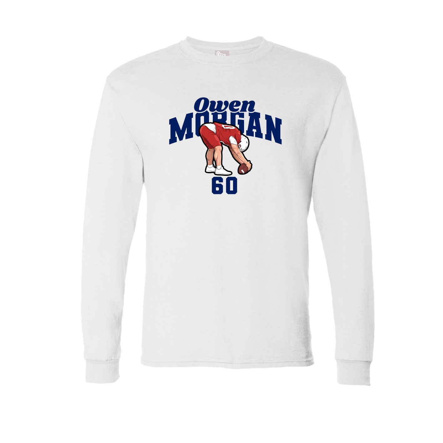 Long Sleeve Tee — Signature Arch in White