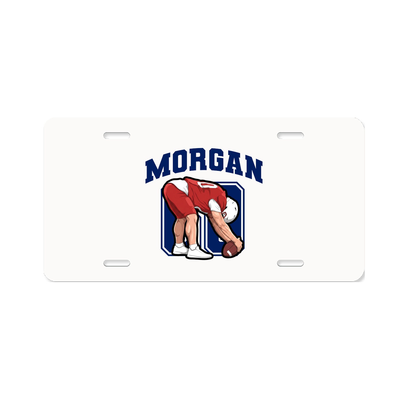 License Plate — Number in Classic