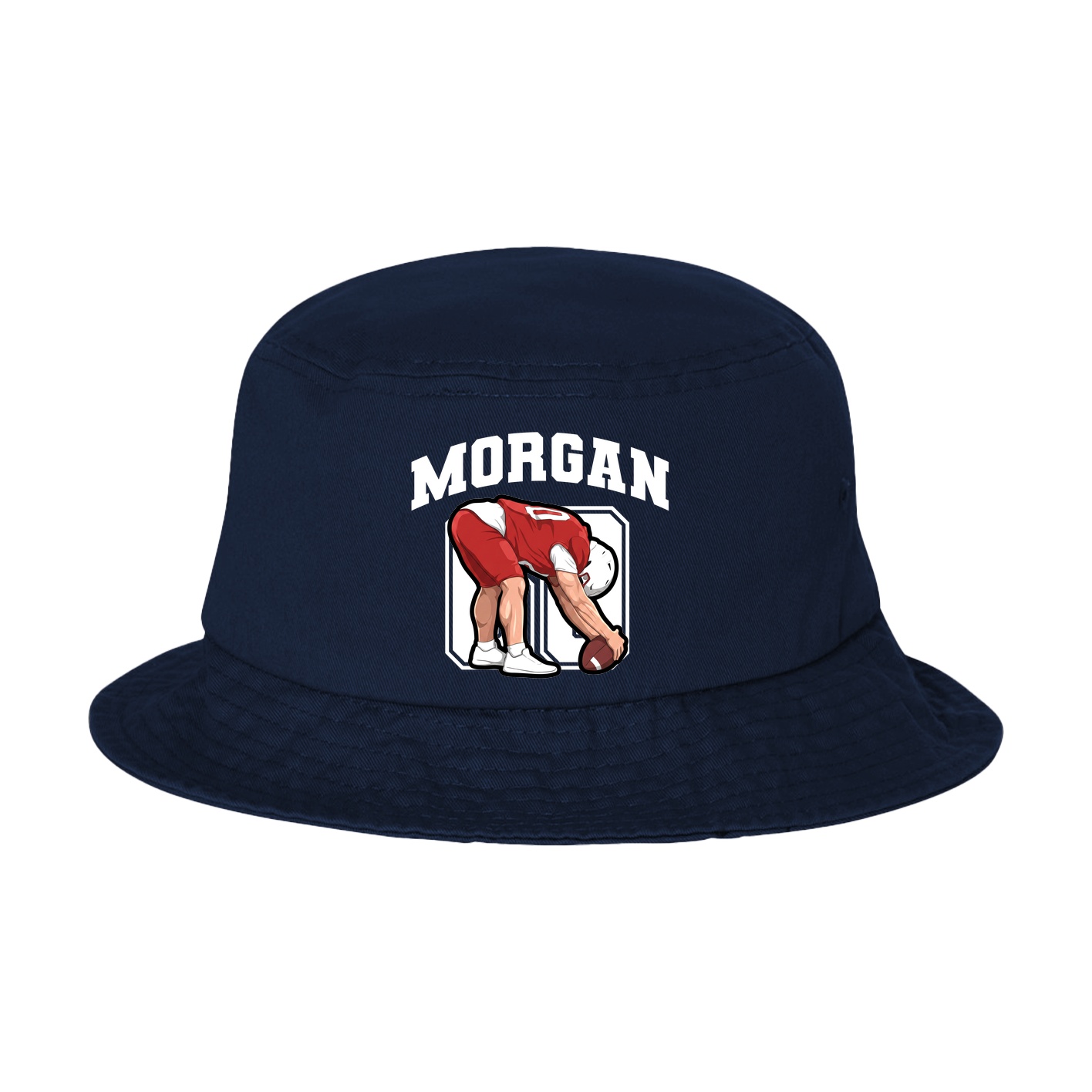 Bucket Cap — Number in Navy