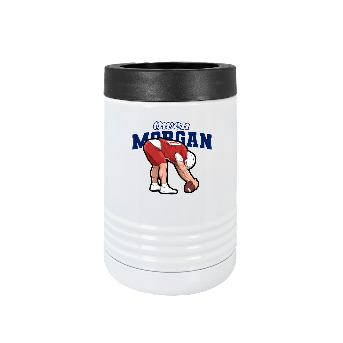 Beverage Holder — Name Arch in White