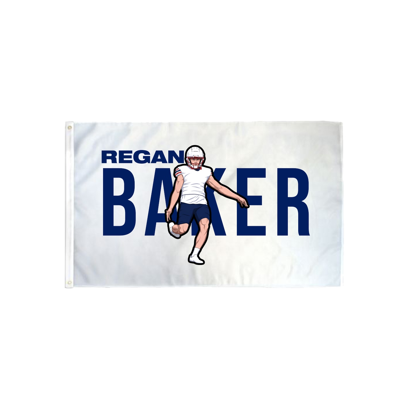 3x5 Flag — Player Name in Classic