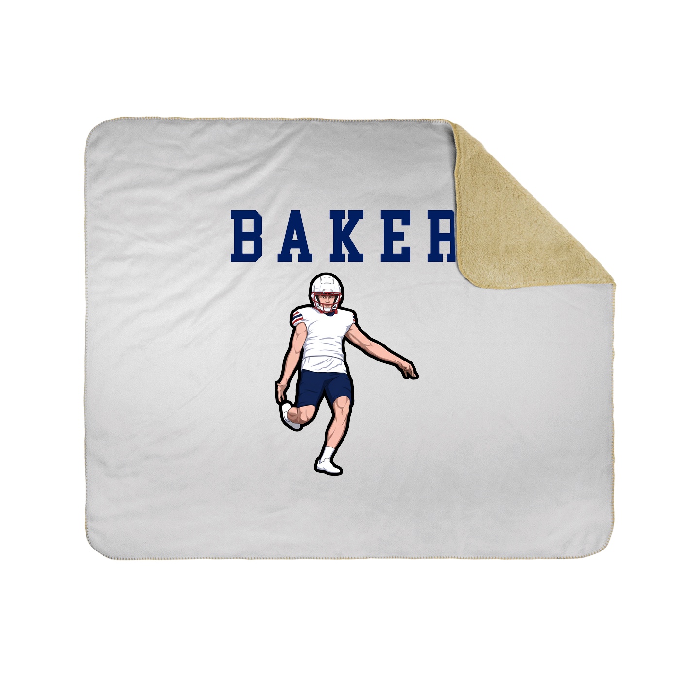 Throw Blanket — Shirsey in White