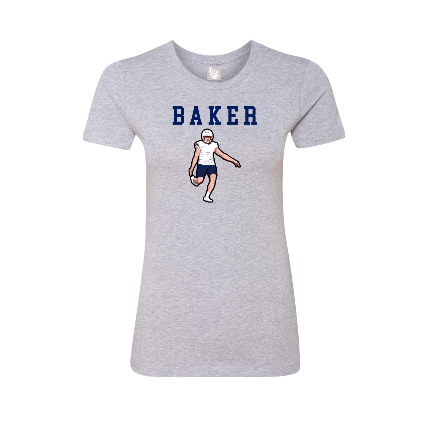 Fitted Women's Tee — Shirsey in Grey