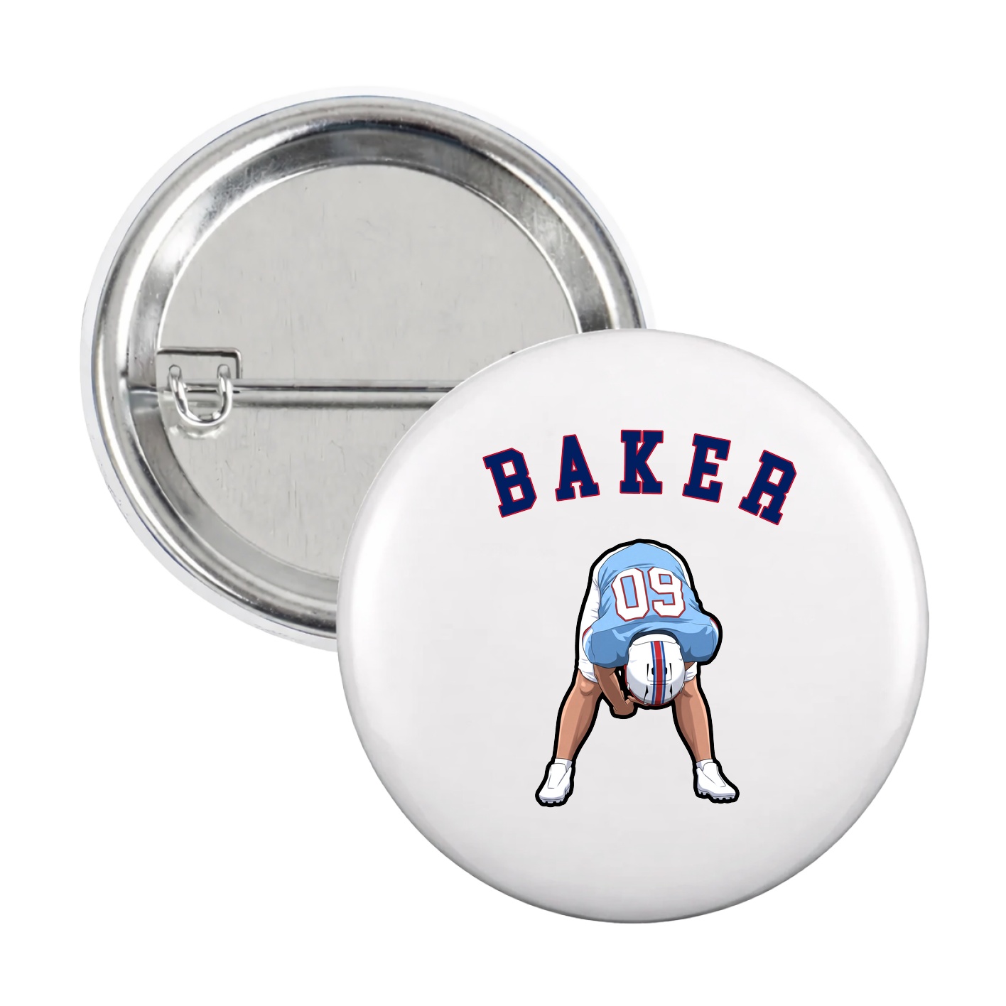 Game Day Button — Shirsey Arch in White