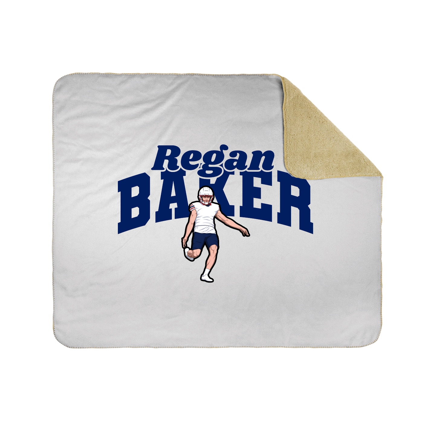 Throw Blanket — Signature Arch in White