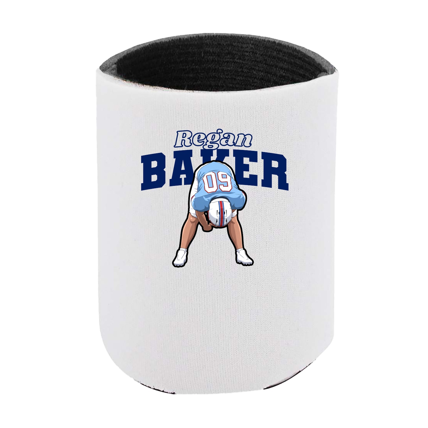 Can Holder — Name Arch in White