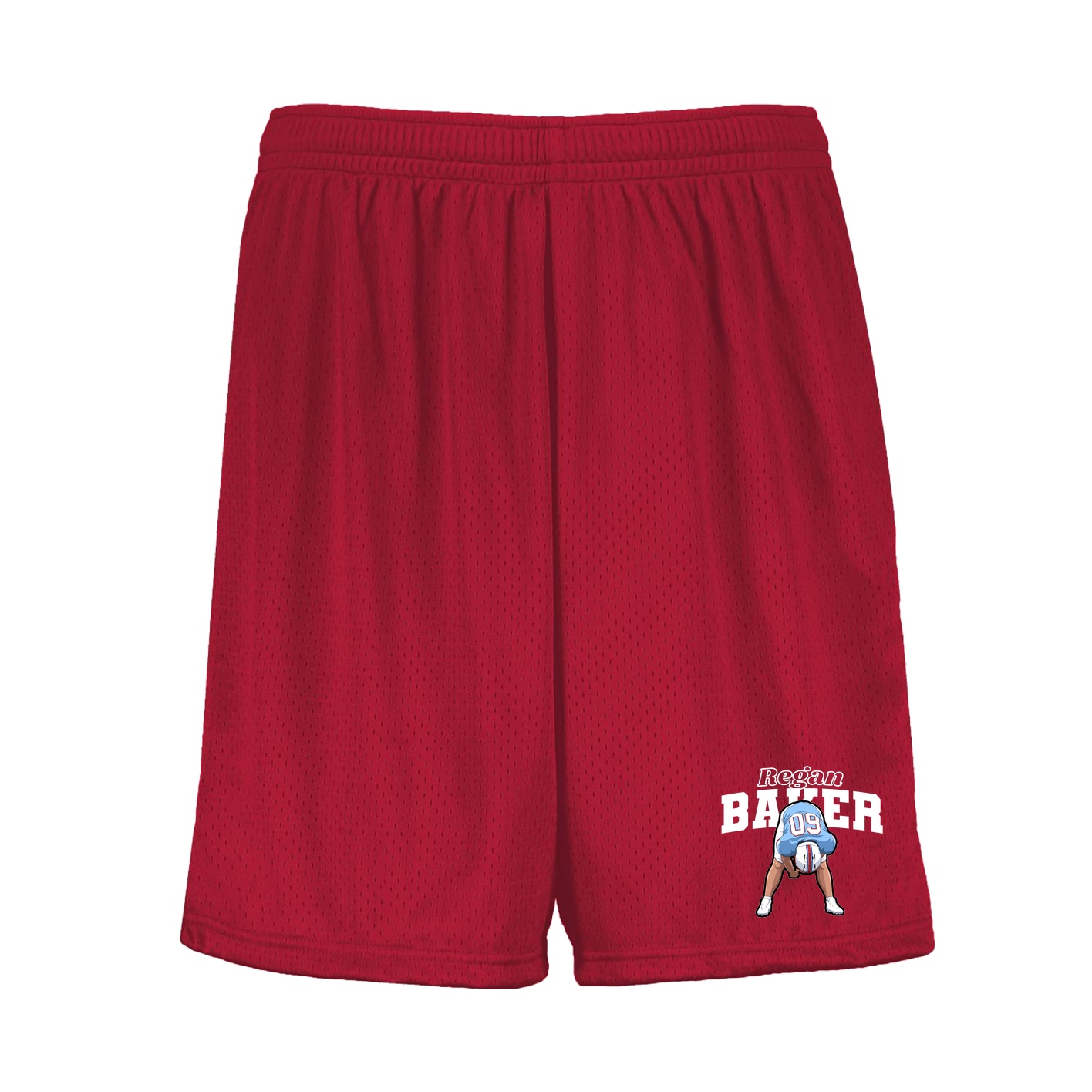Shorts — Name Arch in Red