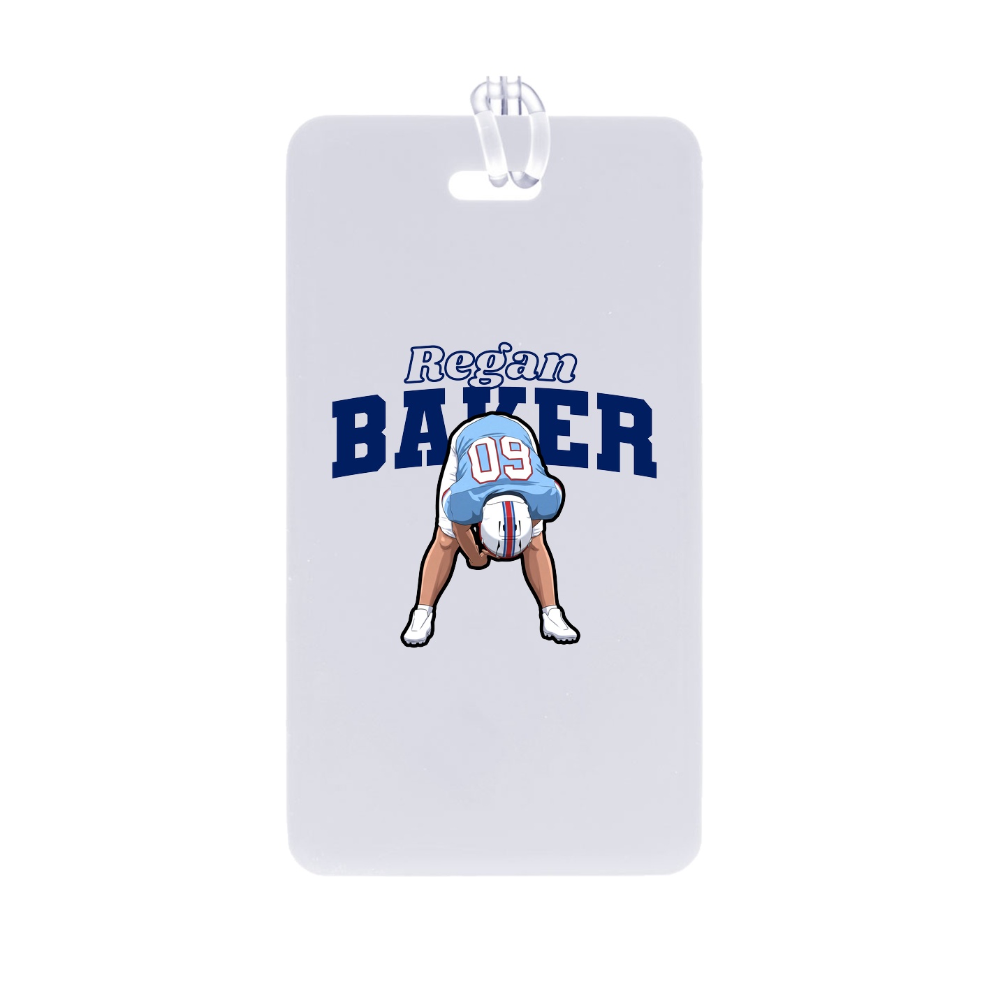Bag Tag — Name Arch in Classic