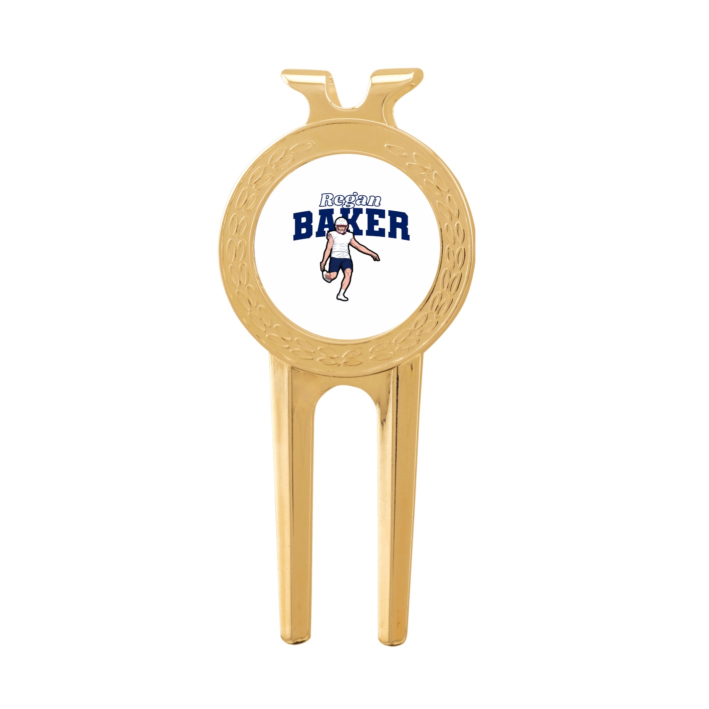 Divot Tool with Ball Marker — Name Arch in Classic