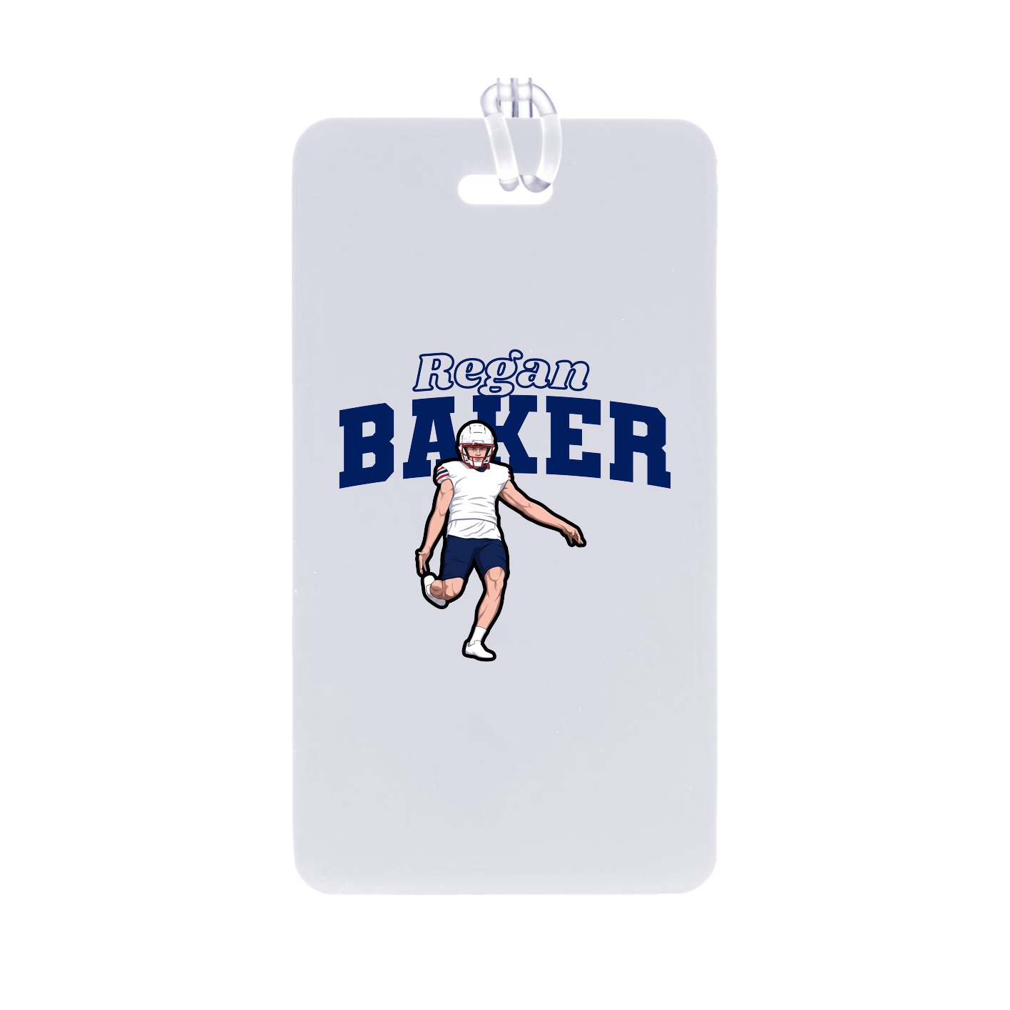 Bag Tag — Name Arch in Classic