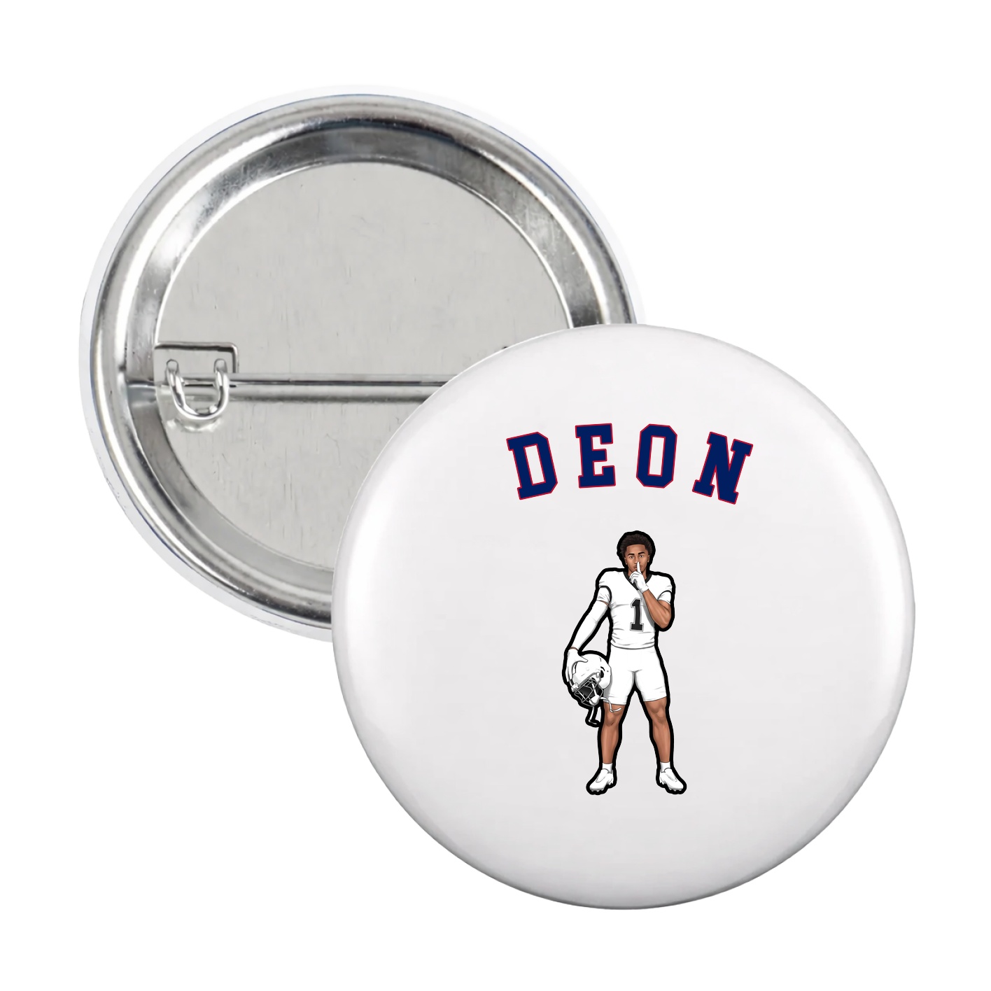 Game Day Button — Shirsey Arch in White