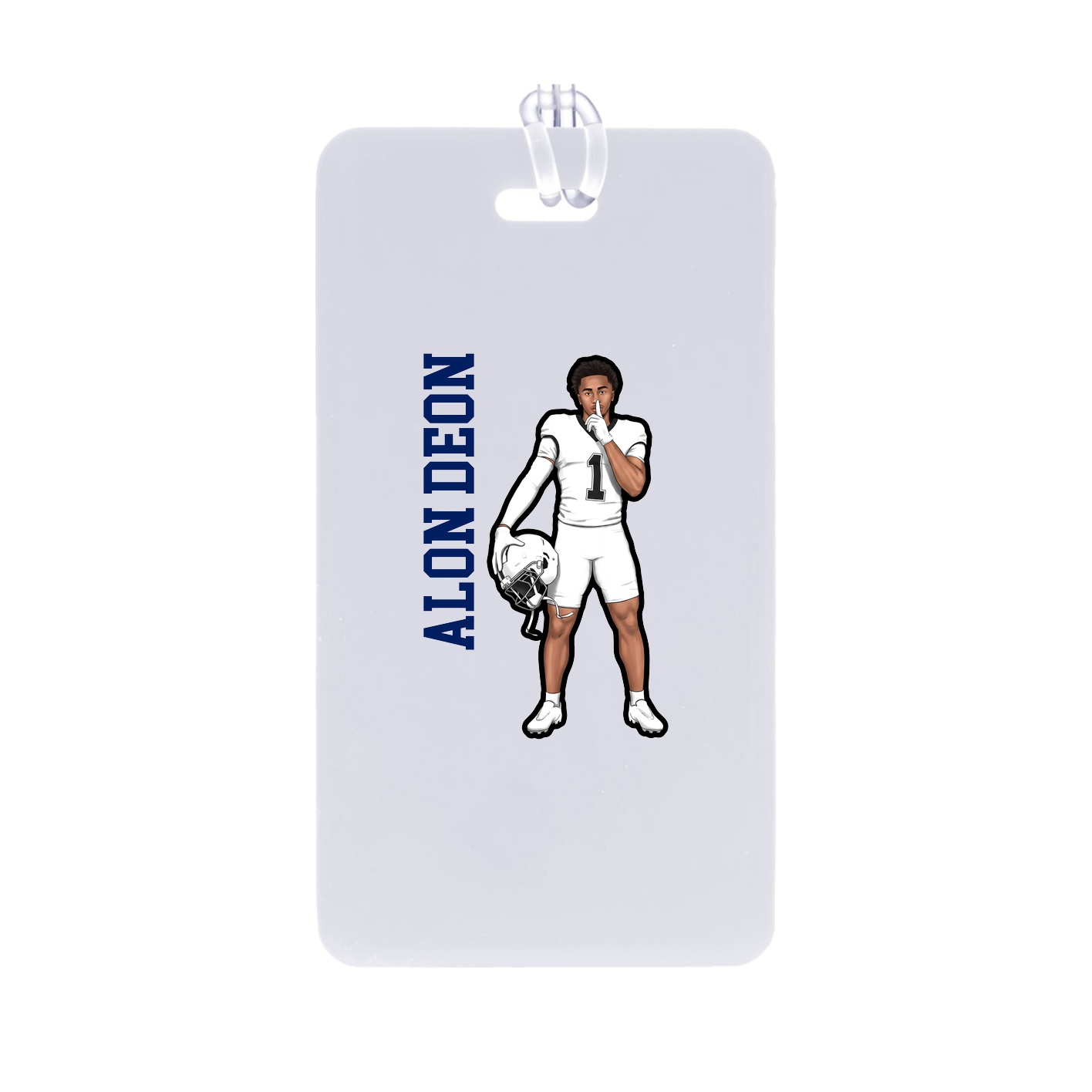Bag Tag — Name Vertical in Classic